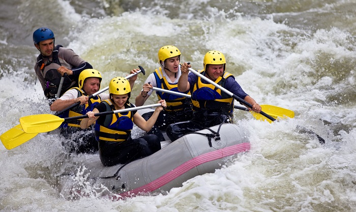 white water rafting