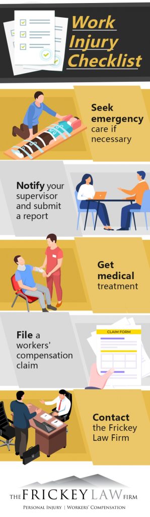 work injury checklist